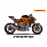 STICKER KIT INFERNO BLACK SUPER DUKE R / EVO
