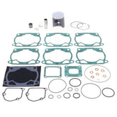 Top End Piston Kit: Cast 2-Stroke Piston Ø 66,37 mm + Top End Gasket Kit-0