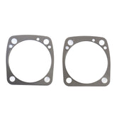 Base Gasket Kit, Rubber Coated Steel, Type A, Big Bore 3.9" (th. 0.020")-0