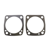 Base Gasket Kit, Rubber Coated Steel, Type A, Big Bore 3.7" (th. 0.010")-0