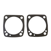 Base Gasket Kit, Rubber Coated Steel, Type A, Big Bore 3.74" (th. 0.020")-0