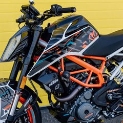 STICKER KIT KTM DUKE 125/250/390 2017+ R THE MAD RABBIT