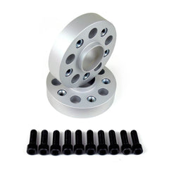Wheel Spacers with Double Bolts with Socket Head Screw & Pre-Installed Steel Bush 5x112x66.45 th. 25 mm-1