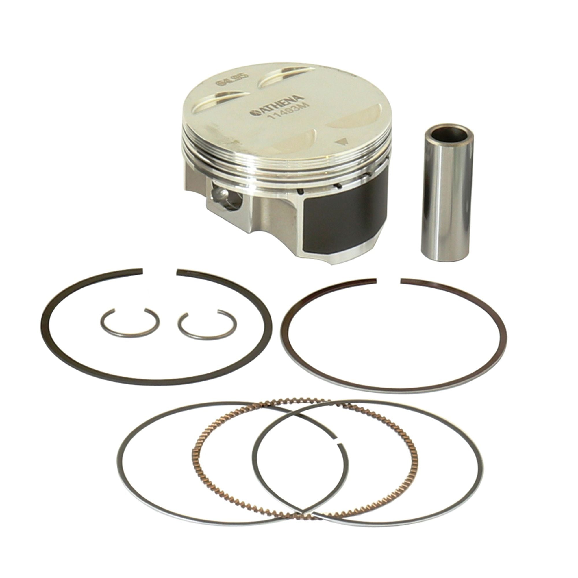 4T Forged Piston Ø 64,96 mm for Athena Big Bore Cylinder Kit-0