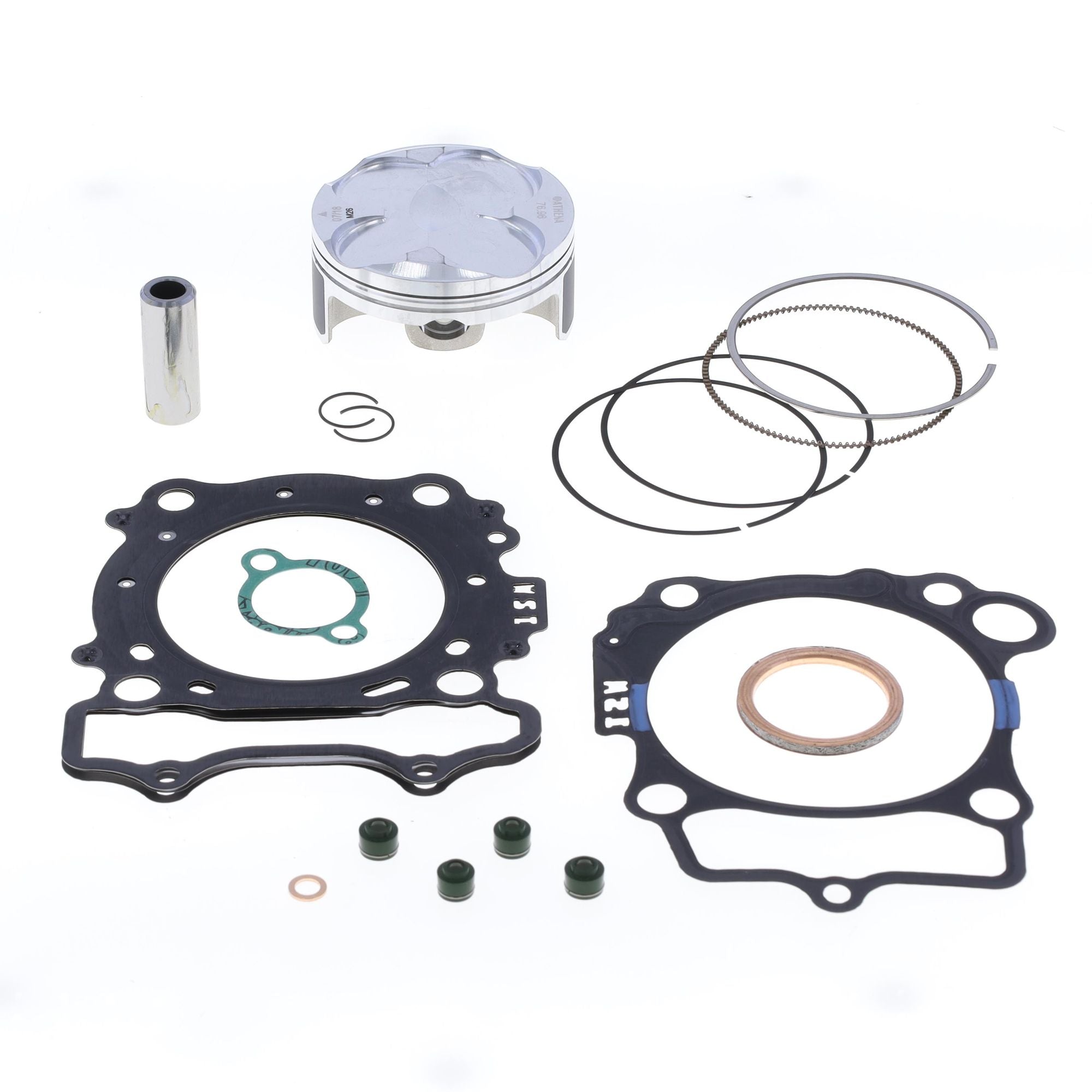Top End Piston Kit: Forged 4-Stroke Piston Ø 76,97 mm + Top End Gasket Kit-0