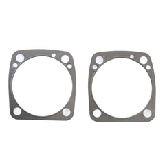 Base Gasket Kit, Rubber Coated Steel, Type A, Big Bore 3.9" (th. 0.020")-0
