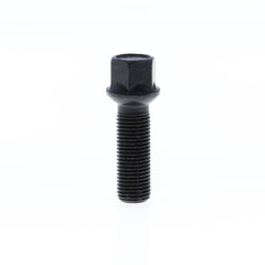 Ball Seat Lug Bolt for wheel spacers M14x1.50x40 SW17 with Black Galvanisation-0