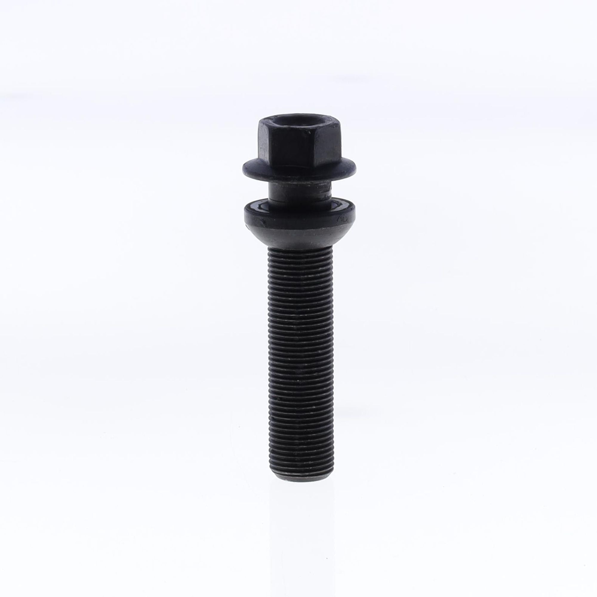 Ball Seat Lug Bolt for wheel spacers M15x1.25x60 SW17 with Black Galvanisation-0