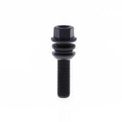 Ball Seat Lug Bolt for wheel spacers M14x1.50x45 SW19-PORSCHE OE with Black Galvanisation-0