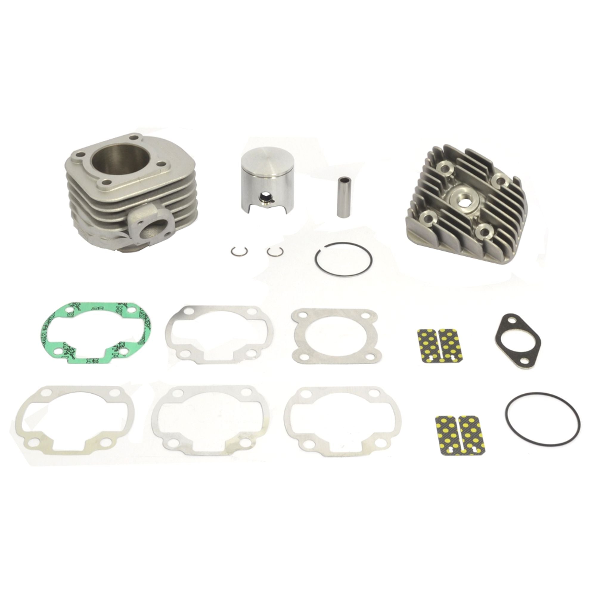Big Bore Cylinder Kit With Head Ø 47,6 mm, 70 cc, Pin Ø 12 mm, Domed Head Piston-0