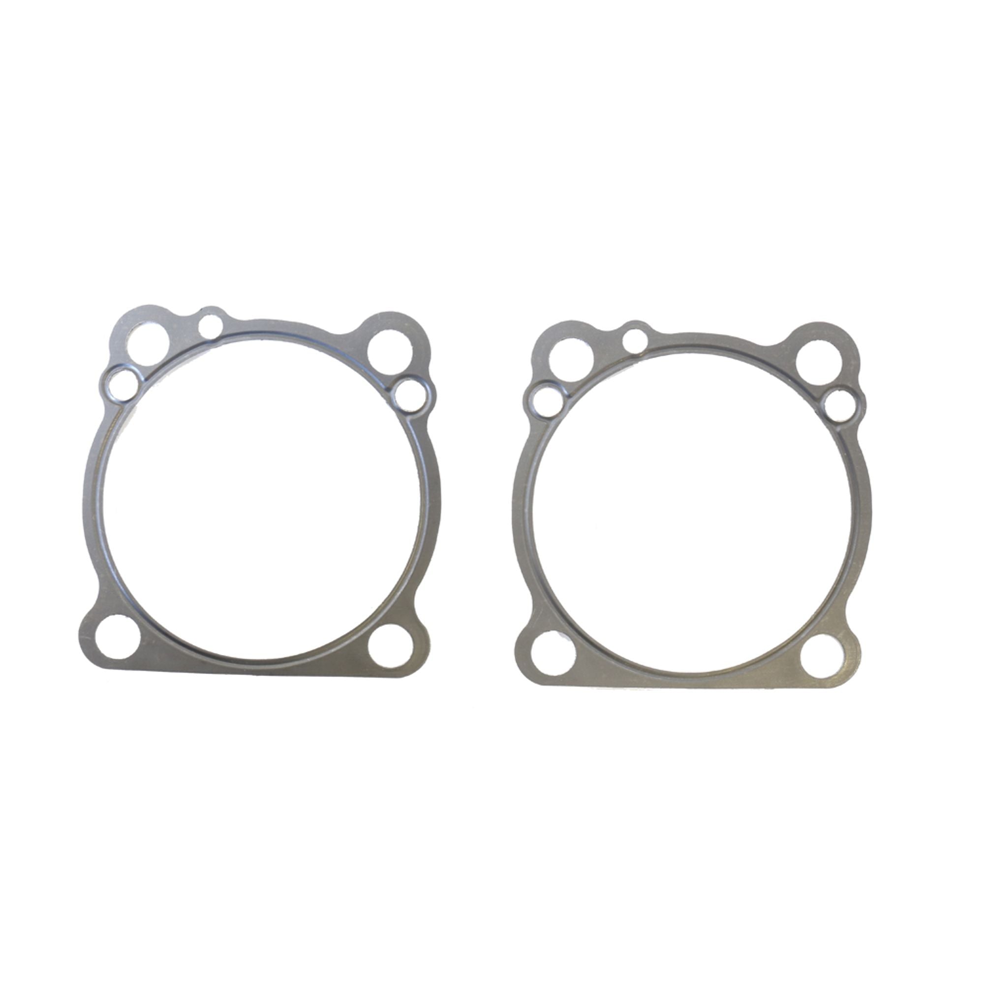 Base Gasket Kit, Rubber Coated Steel, Type B, Big Bore 3 3/4" (th. 0.015")-0