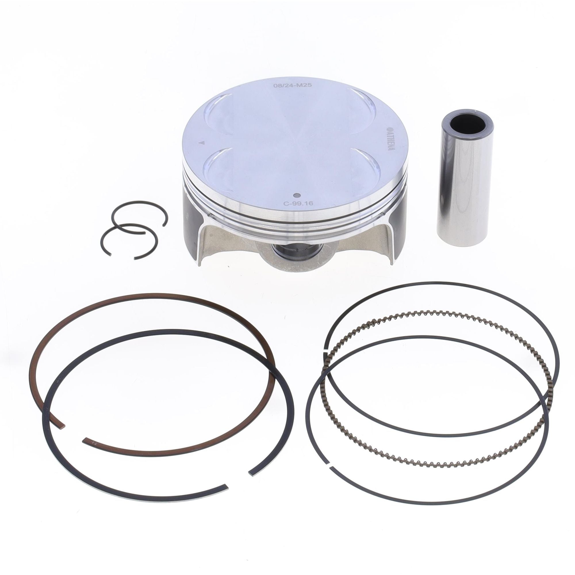 4T Forged Piston Ø 99,16 mm for Athena and OE Cylinder-0