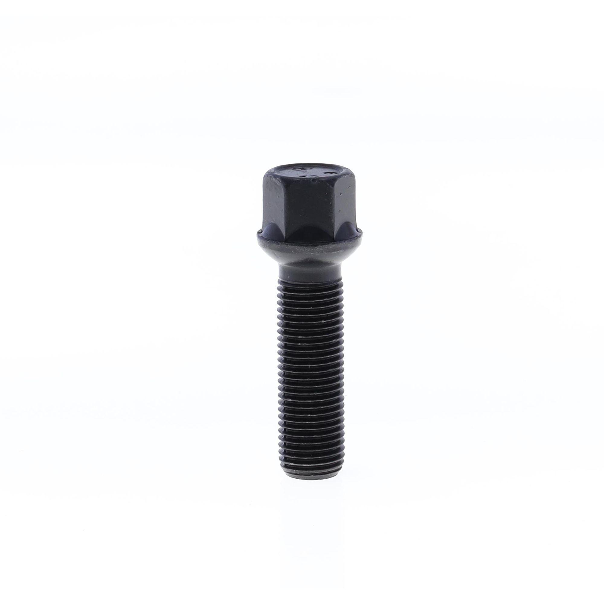Ball Seat Lug Bolt for wheel spacers M14x1.50x45 SW17 with Black Galvanisation-0