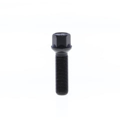 Ball Seat Lug Bolt for wheel spacers M14x1.50x45 SW17 with Black Galvanisation-0