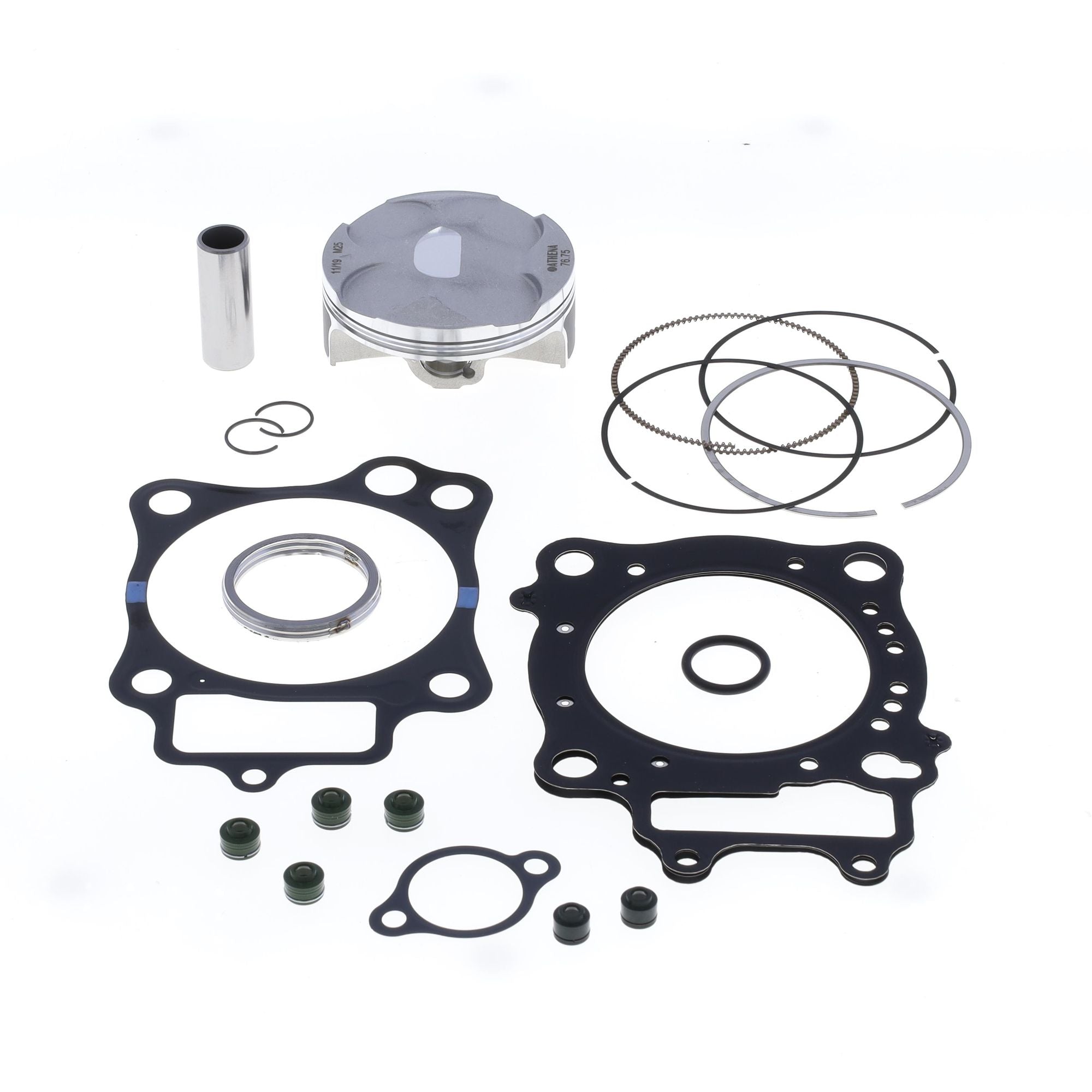 Top End Piston Kit: Forged 4-Stroke Piston Ø 76,75 mm + Top End Gasket Kit-0
