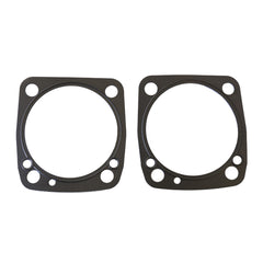 Base Gasket Kit, Rubber Coated Steel, Type A, Big Bore 3.74" (th. 0.020")-0