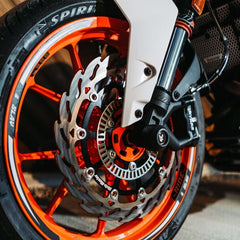 FRONT SPINDLE SLIDERS KTM 125/250/390 DUKE